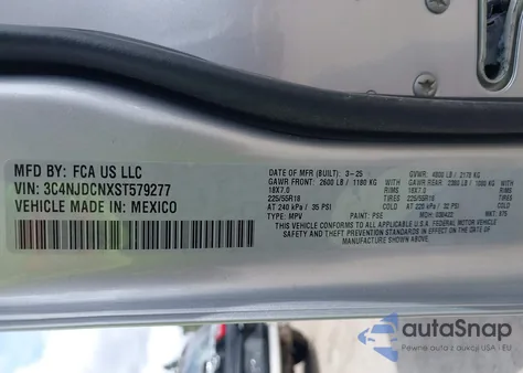 2025 Jeep Compass Limited 4X4 from USA, damaged, VIN 3C4NJDCNXST579277